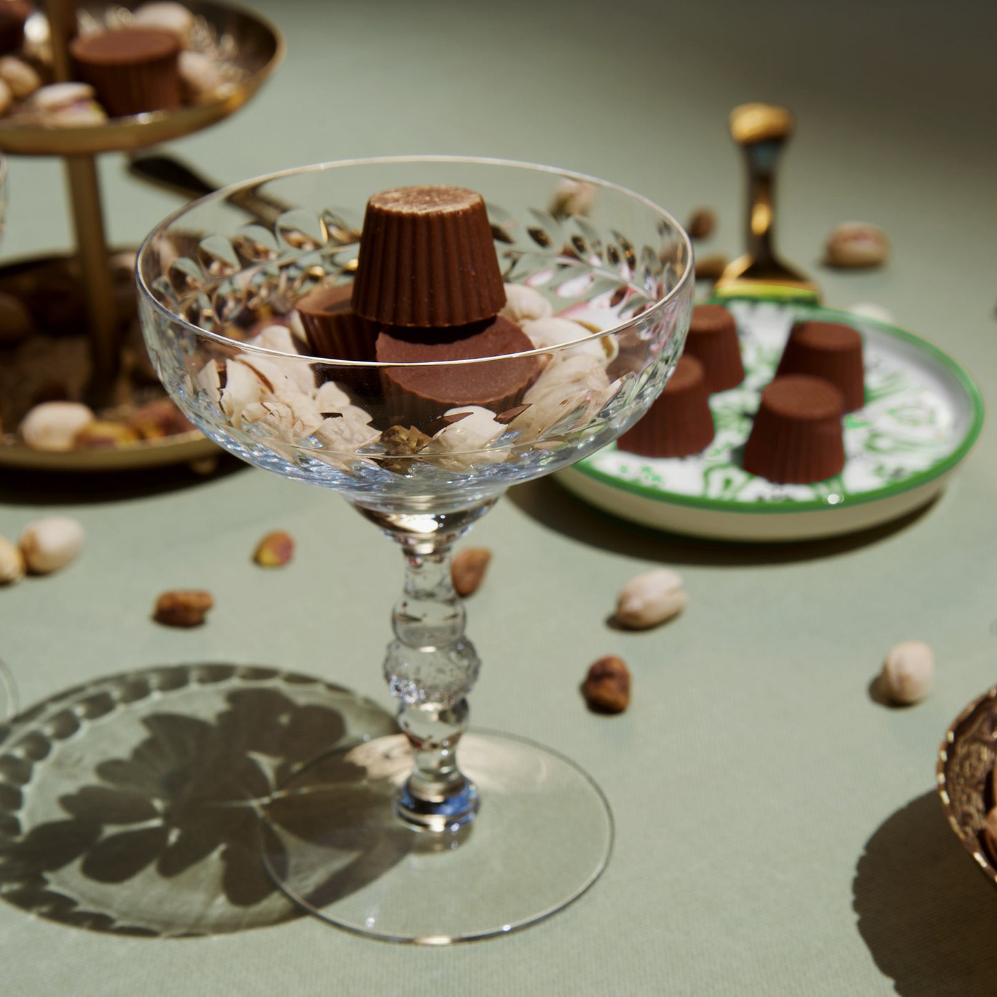 Mini Sweet Milk Dubai Pistachio Cups